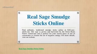 Real Sage Smudge Sticks Online | Self-care-shelf.com