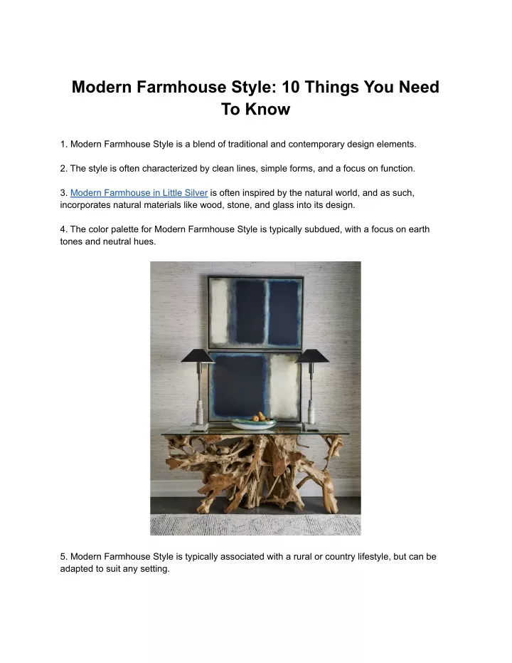 modern farmhouse style 10 things you need to know