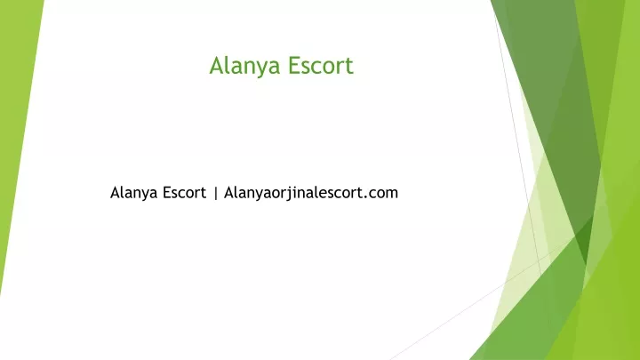 alanya escort