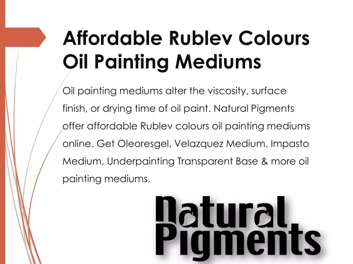 affordable rublev colours oil painting mediums