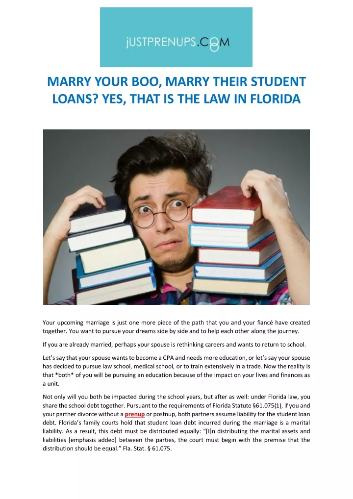 marry your boo marry their student loans yes that