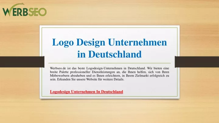 logo design unternehmen in deutschland