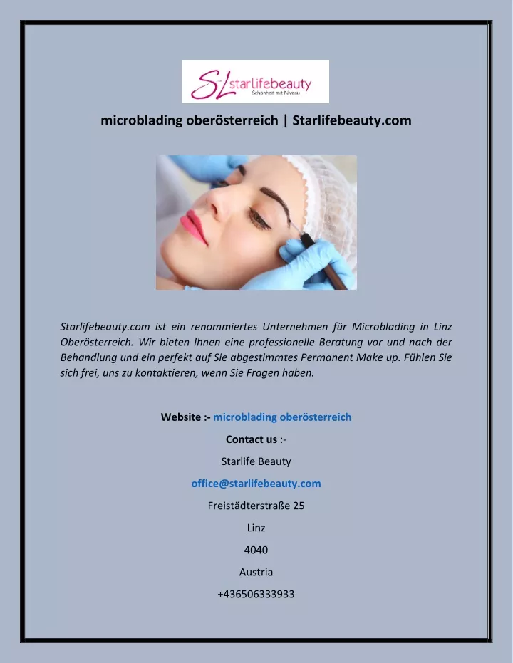 microblading ober sterreich starlifebeauty com