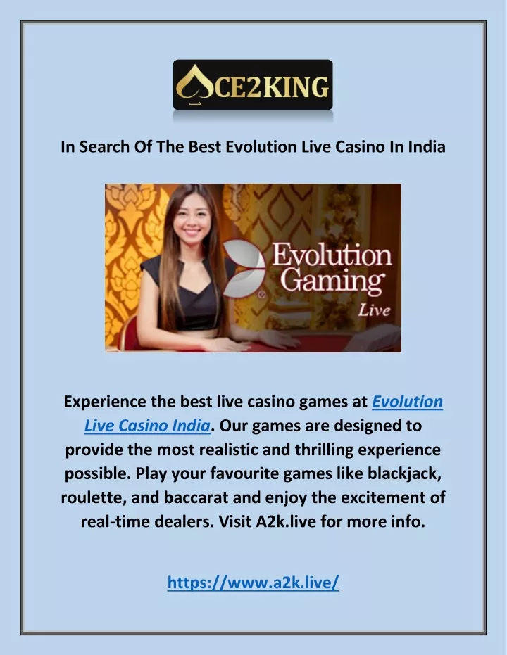 in search of the best evolution live casino