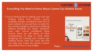everything you need to know about custom