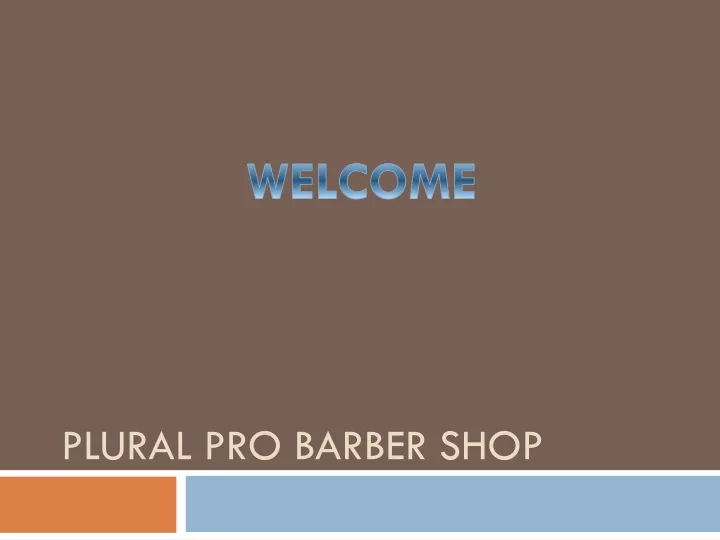 plural pro barber shop