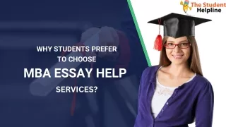 Why students prefer to choose MBA essay help?