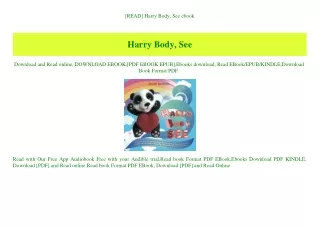 [READ] Harry Body  See ebook