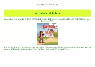 adventures of bellers r a r