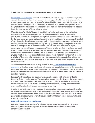 Transitional Cell market size and share