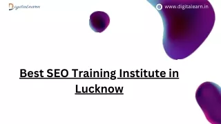Best Seo Training Institute in Lucknow