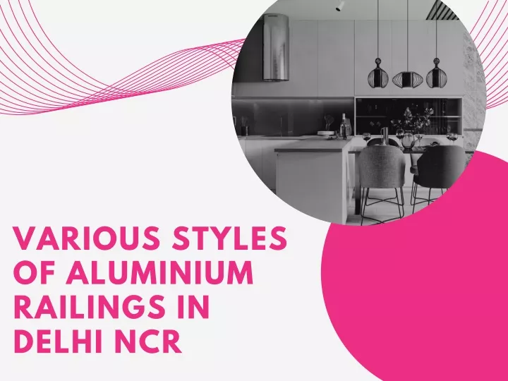 various styles of aluminium railings in delhi ncr