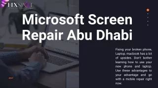 Microsoft Screen Repair Abu Dhabi