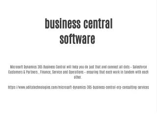 business central software