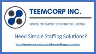 Simple Offshore Accounting Services