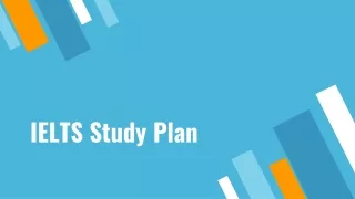 ielts study plan