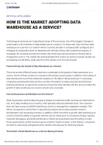 How is the Market Adopting Data Warehouse as a Service_ - slide 1