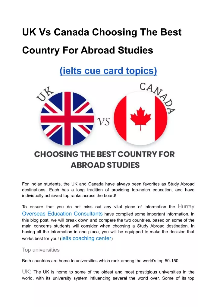 uk vs canada choosing the best