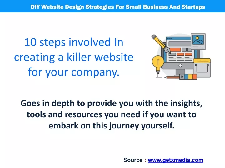 diy website design strategies for small business