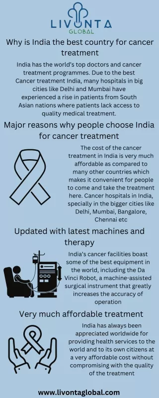 Why is India the best country for cancer treatment