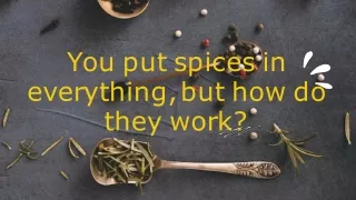Buy spices online