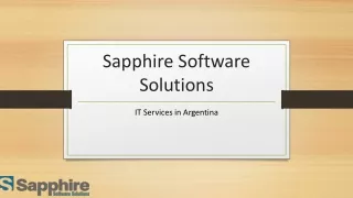 sapphire software solutions