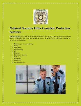 Nationalsecurityus.org Dallas Private Investigator Protective Services Texas