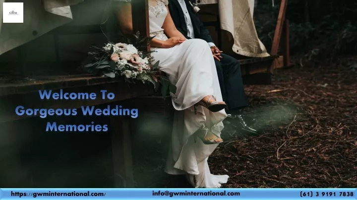 welcome to gorgeous wedding memories