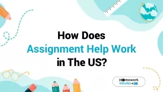 Assignment Help in The US