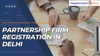 Partnership Firm Registration in Delhi - Registration Mitra