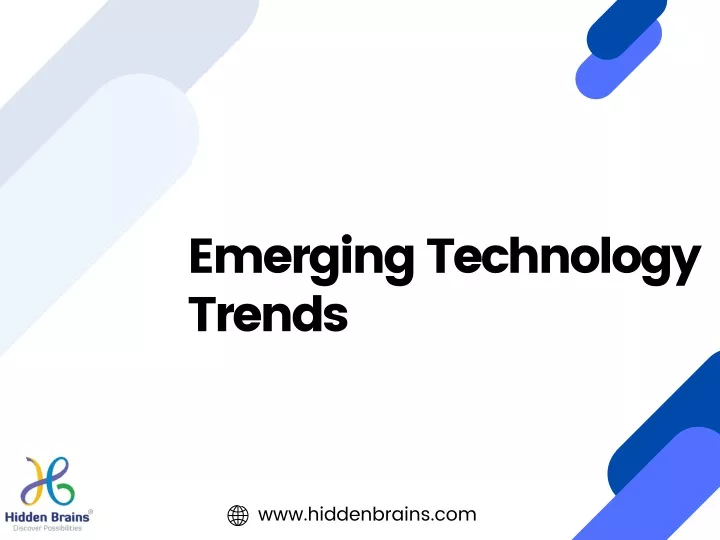 emerging technology trends