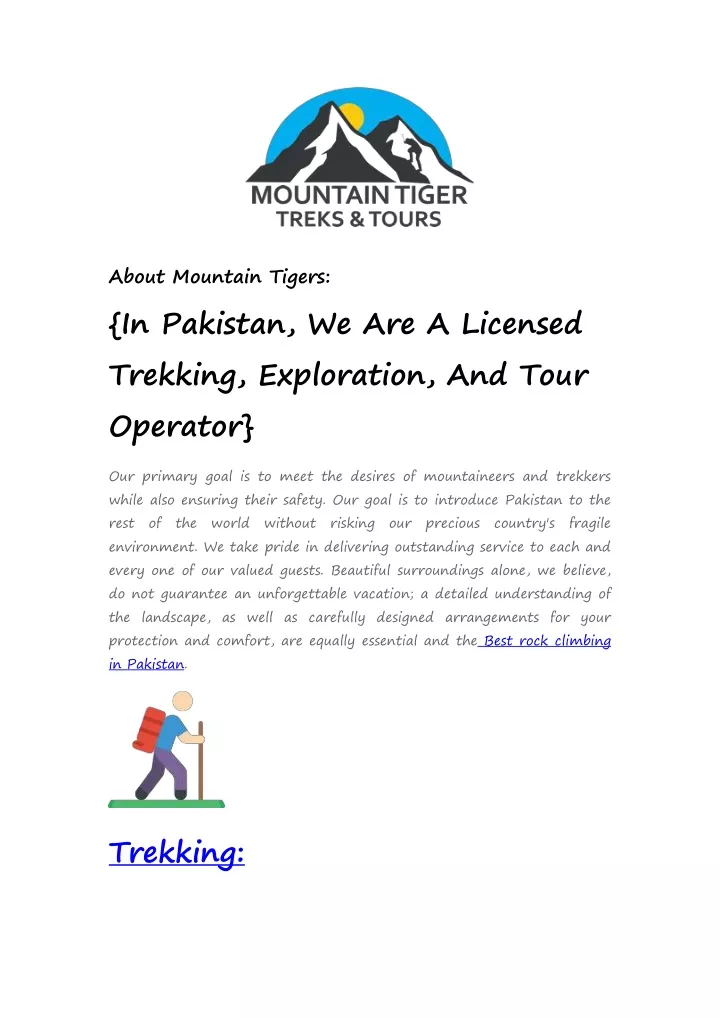 about mountain tigers in pakistan