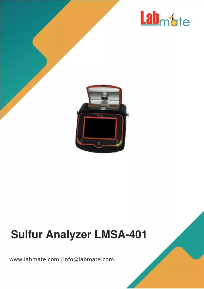 sulfur analyzer lmsa 401