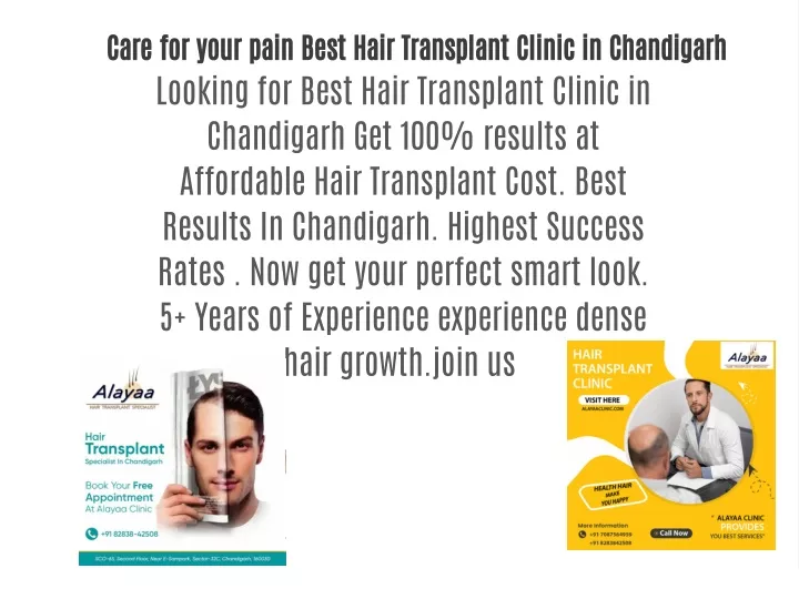 care for your pain best hair transplant clinic