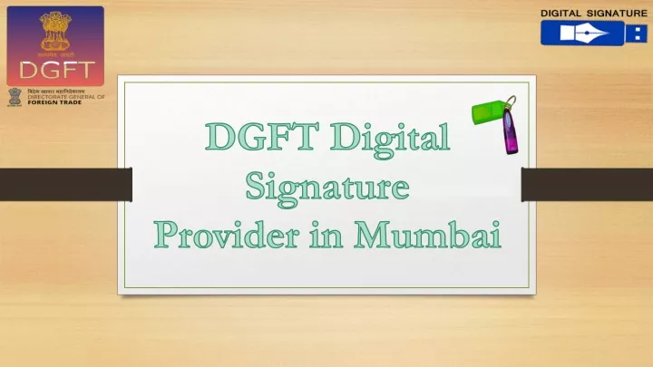 dgft digital signature provider in mumbai