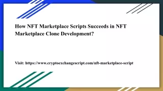 how nft marketplace scripts succeeds