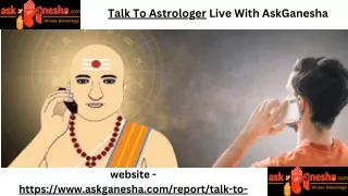 talk to astrologer live with askganesha