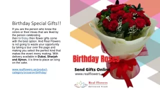 Birthday Special Gifts Online!!