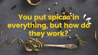 Buy spices online