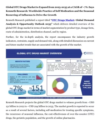 Global OTC Drugs Market - PR