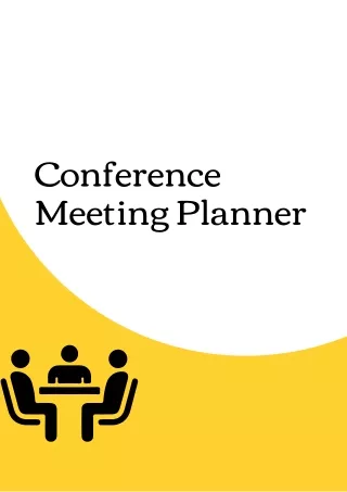 Conference Meeting Planner