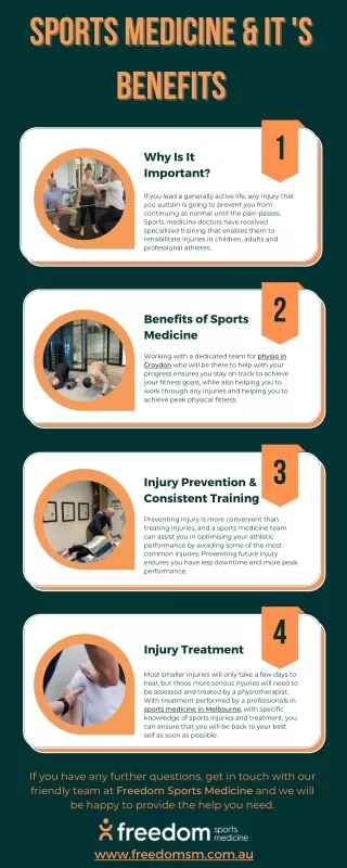 Sports Medicine and It's Benefits