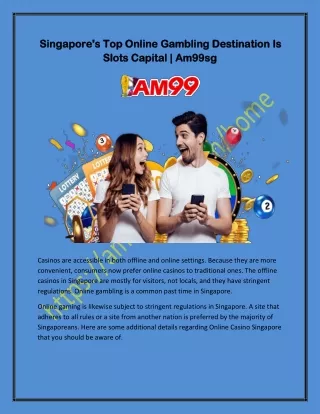 Singapore Online Slot Games