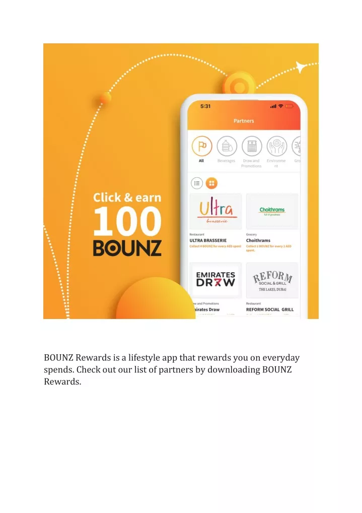 bounz rewards is a lifestyle app that rewards