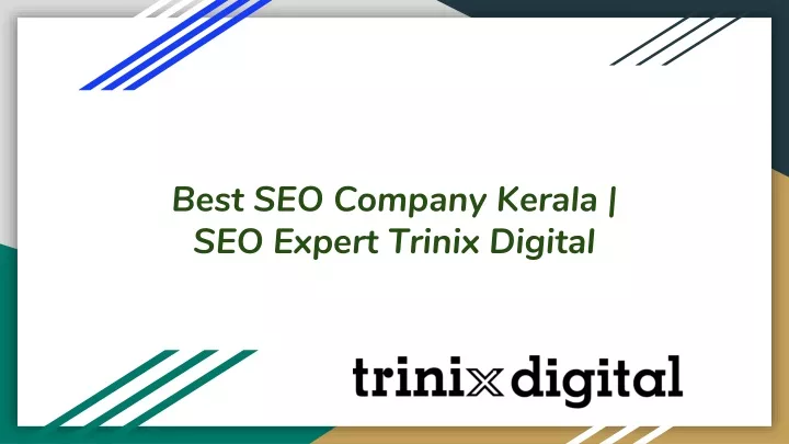 best seo company kerala seo expert trinix digital