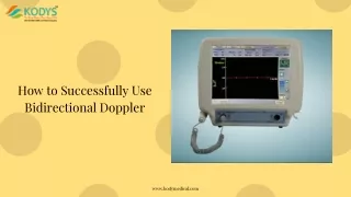 How to Successfully Use Bidirectional Doppler