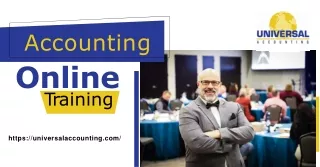 Get your accounting online training certification