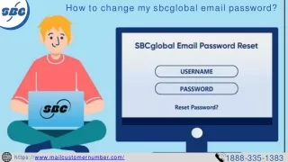 How to change my sbcglobal email password?