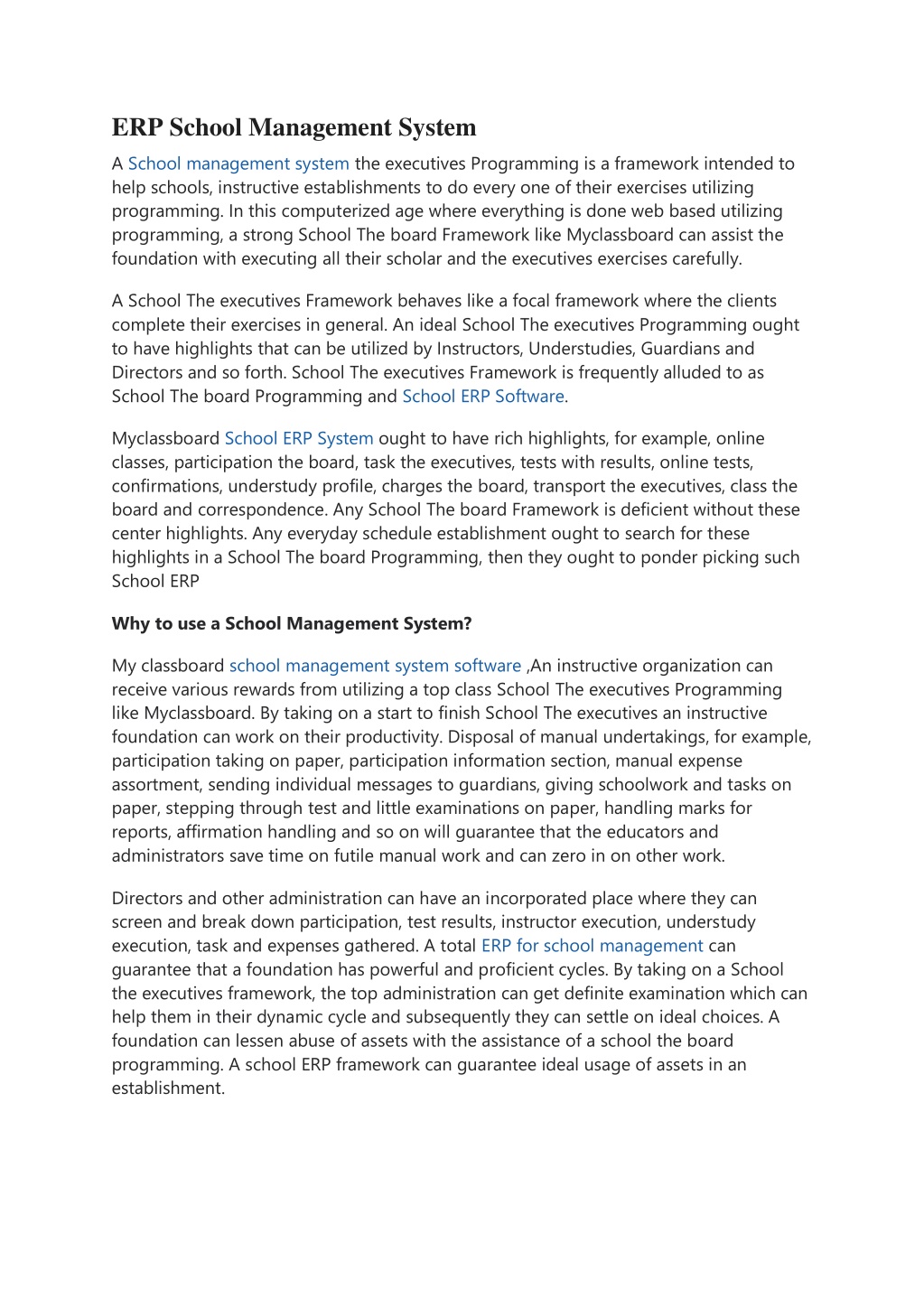 PPT - ERP School Management System PowerPoint Presentation, free ...