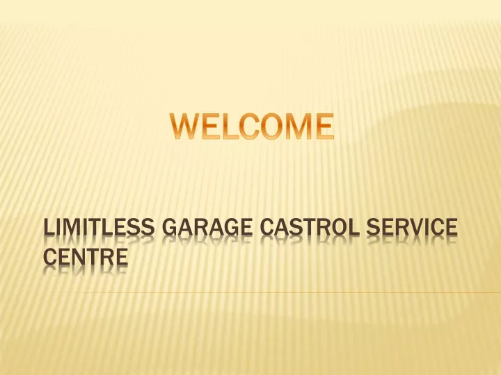 limitless garage castrol service centre